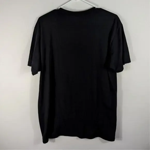 Next Level L Welcome to Hell Dog Graphic Tee Black Horror Metal Style Shirt - Picture 5 of 5